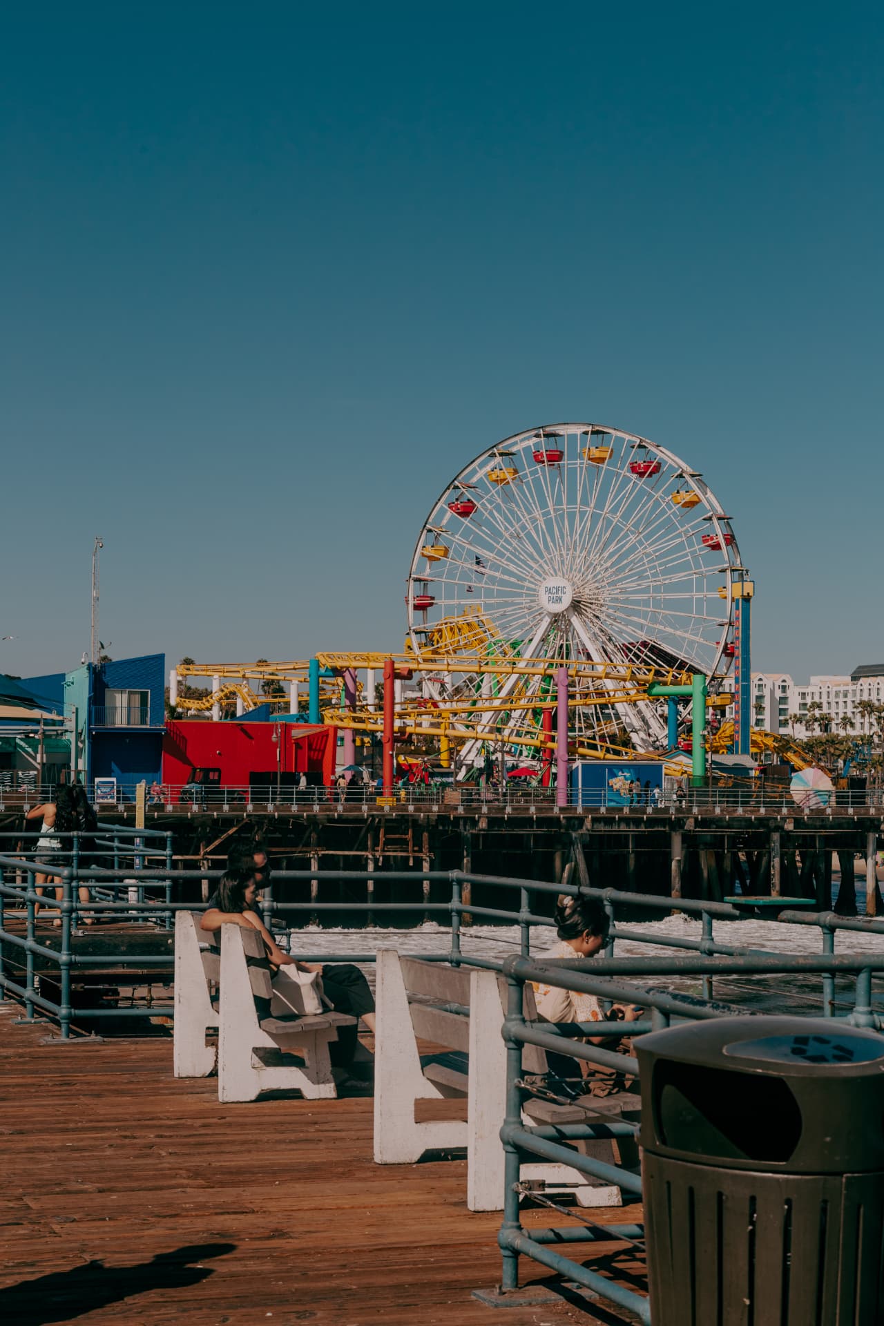Parque de diversões no Santa Monica Pier